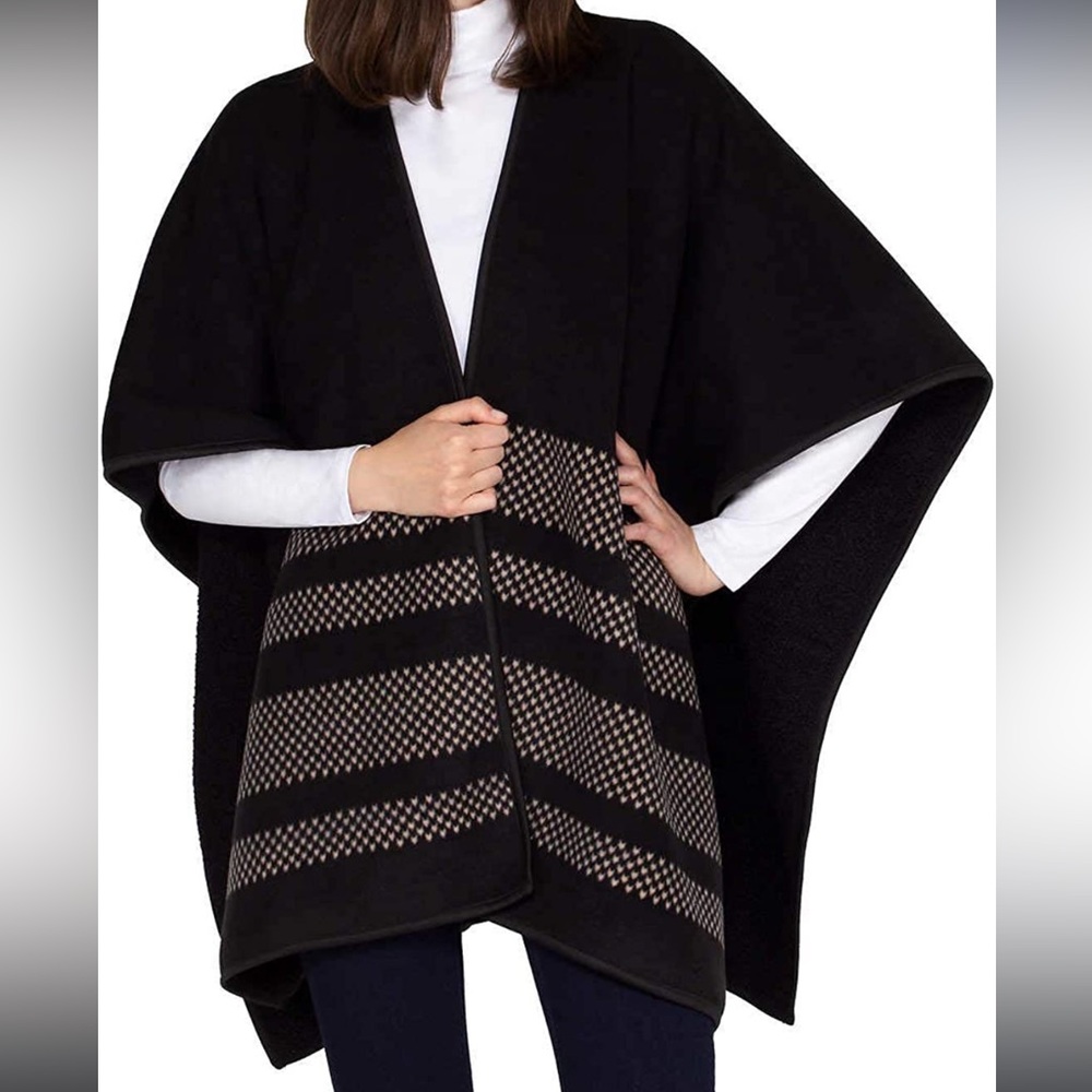 COPY - Ike Behar Reversible Wrap with Fleece
